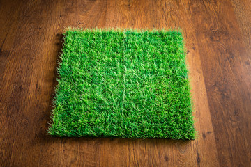 Artificial turf tile