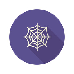 Halloween Spiderweb Flat Icon