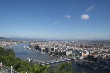 Fototapeta premium Aerial view of Budapest
