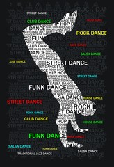 dance typography