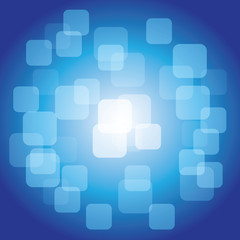 Glittering Blue Lights - Abstract Background