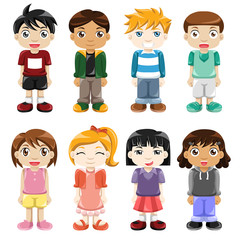 Different kids expressions