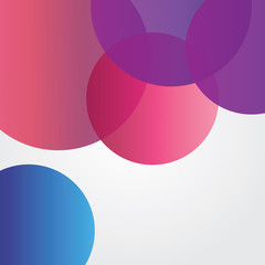 Colorful Bubbles Vector Background