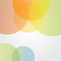 Colorful Bubbly Vector Background