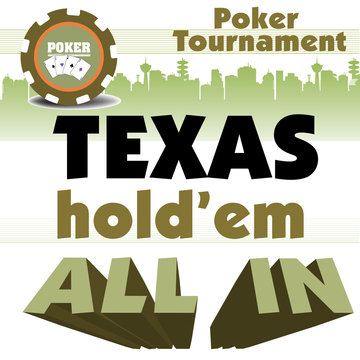 Texas Holdem poker tournament