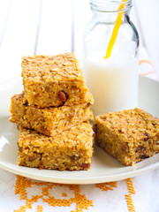 Pumpkin and oat bars