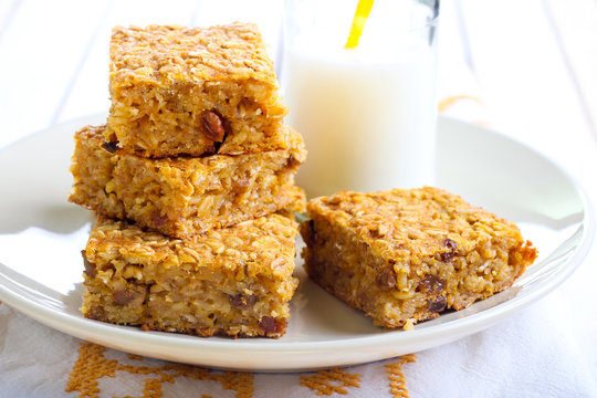 Pumpkin and oat bars