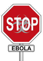 Stopschild Ebola