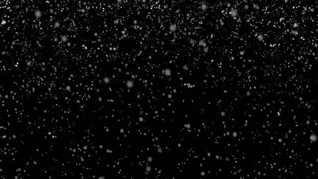 Seamless Loopable Snowfall Background