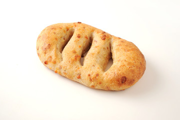 フランスパン クローズアップ 白背景