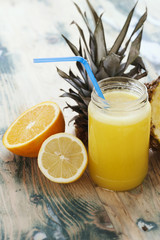 Orange and pineapple juice