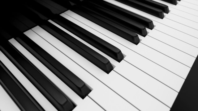 Piano keyboard loop