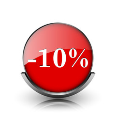 10 percent discount icon