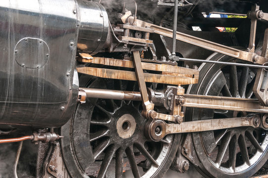 Steam Train Drive Wheels