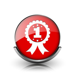 Obraz premium First prize ribbon icon