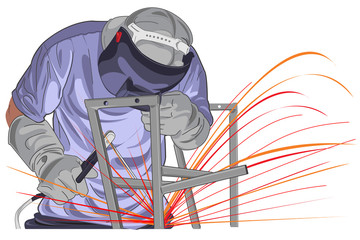 structure welding vector