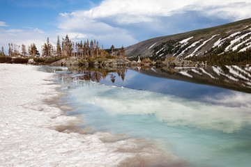 Fototapeta premium Lake Isabelle in Colorado in July