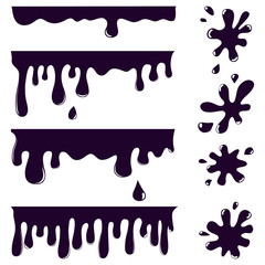 blots, splashes and smudges