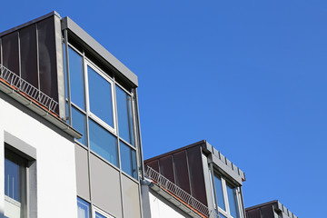Dachgaube mit bodentiefem Fenster