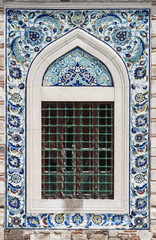 Tiles of Konak mosque in Izmir