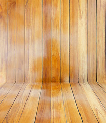 Orange wood perspective view