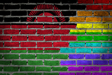 Dark brick wall - LGBT rights - Malawi