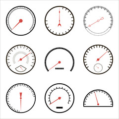 Speedometer icons