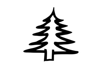 Tannenbaum - Silhouette