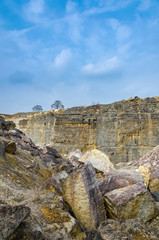 Felslandschaft Steinbruch
