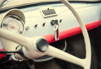 vintage car interiors