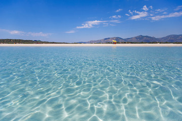 Panorama of idyllic beach