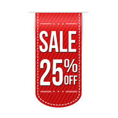 Sale 25% off banner design