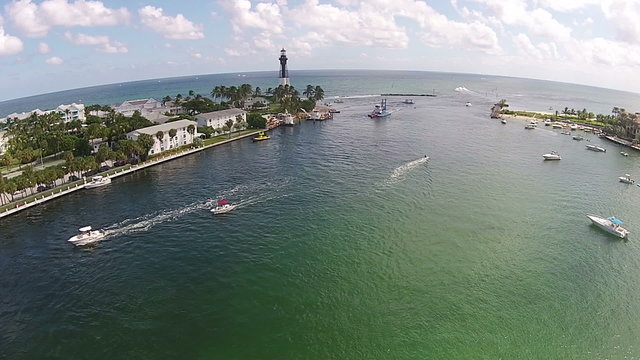 Florida Atlantic coastline seen from high up