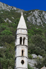 Fototapeta na wymiar Our Lady of the Rosary Church in Perast, Montenegro