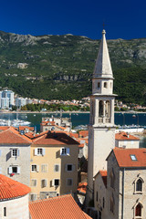 Magnificent views of the old town of Budva