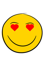 Verliebter Smiley