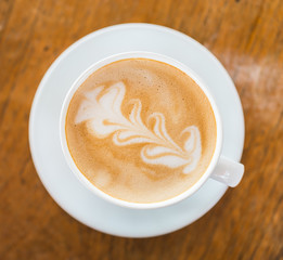 Latte coffee