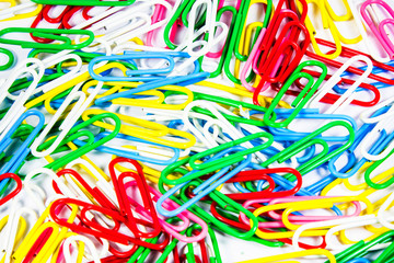 colorful paper clip