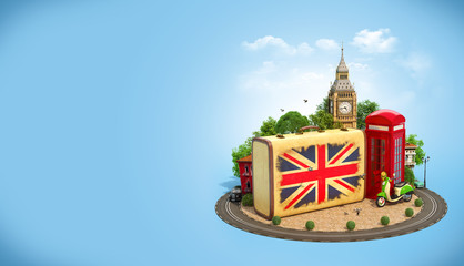 Obraz premium London traveling concept
