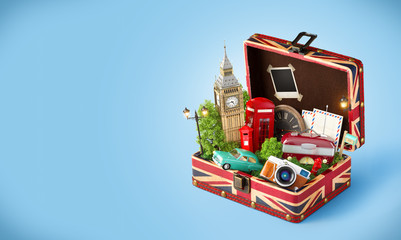 Obraz premium Koncepcja podróży w Londynie