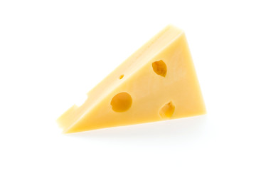 Cheese isolated on white