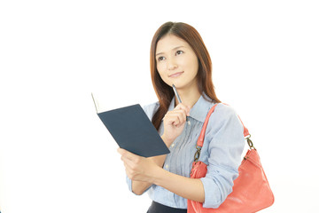 Fototapeta premium 笑顔の女性