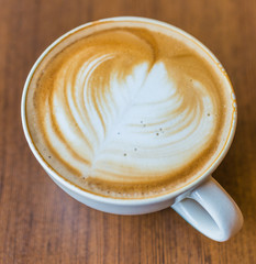 Latte coffee