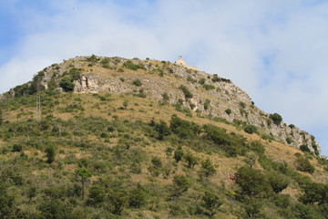 Fototapeta na wymiar Praskvitsa monastery high in the mountains. Montenegro