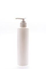 Pump bottle isolated on white