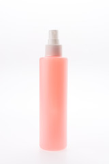 Cosmetic bottle isolated on white