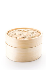 Steaming Dumpling dimsum isolated