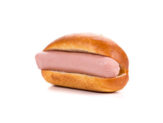 Hot dog closeup