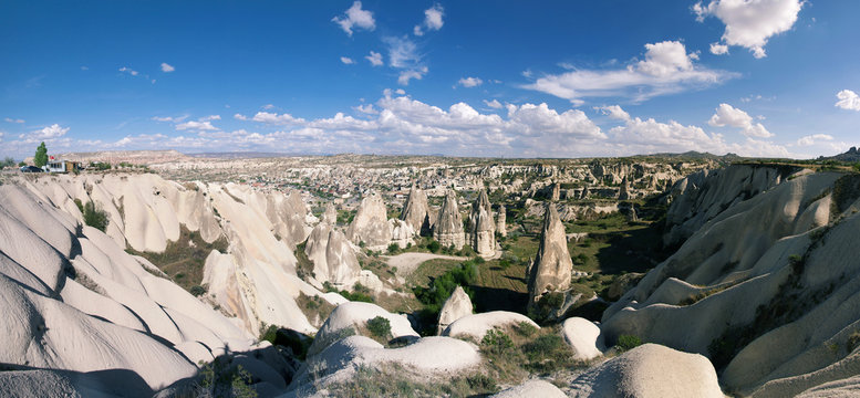Goreme, town and valley in Cappadocia