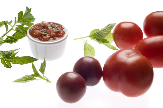 Tomatengrillsauce mit Knoblauch